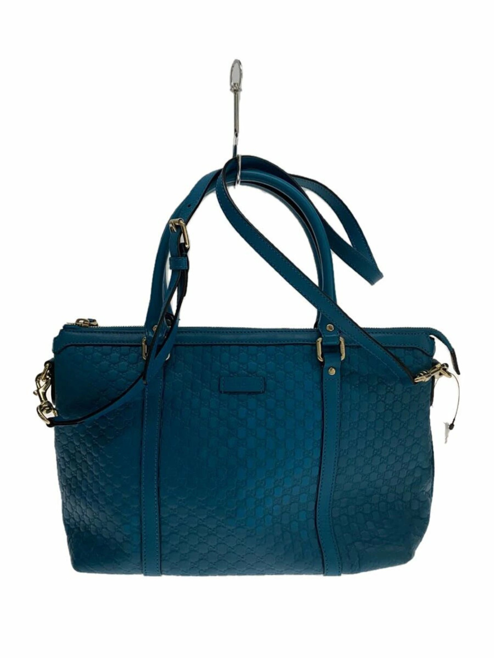 Gucci Handbag Microguccissima Leather Blue